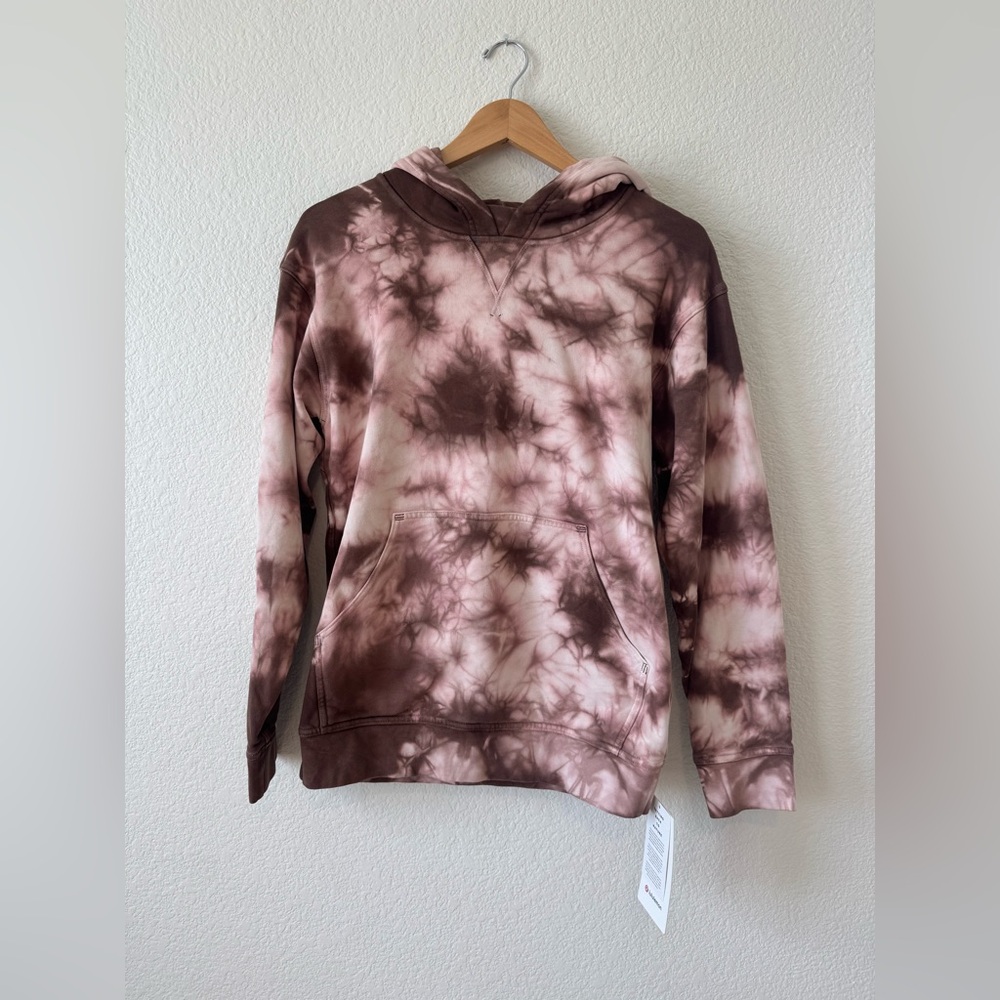 Lululemon All Yours Hoodie Tie-Dye Clay Sweater size 6 NWT